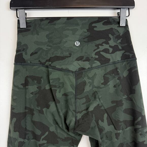Lululemon Align 28” Leggings Green Black Camo Army 2019 - 6 - Picture 2 of 9